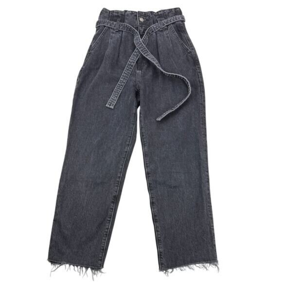 Abercrombie & Fitch Mom Belted Jean Size 26 Short - Picture 3 of 7
